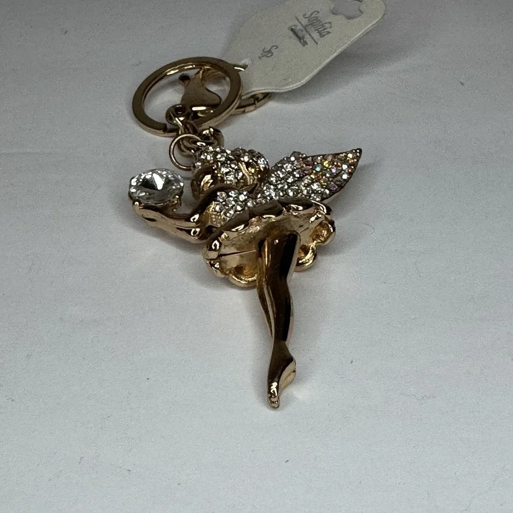 Rhinestone Fairy Keychain Or Purse‎ FOB